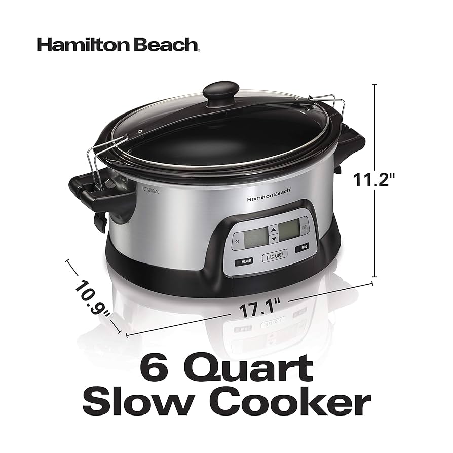 Amazon | ハミルトンビーチ33861 Programmable Slow Cooker、6
